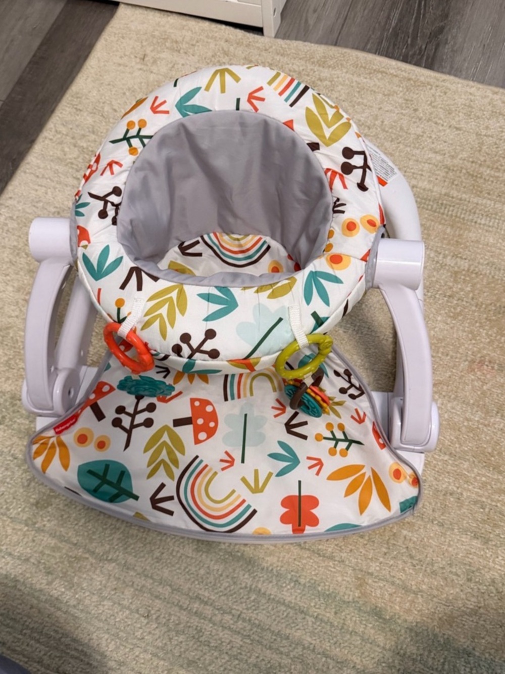 Fisher-Price Sit-Me-Up Floor Seat Baby Activity Seat Multicolor